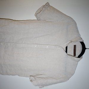 Perry Ellis Linen Short Sleeve Shirt